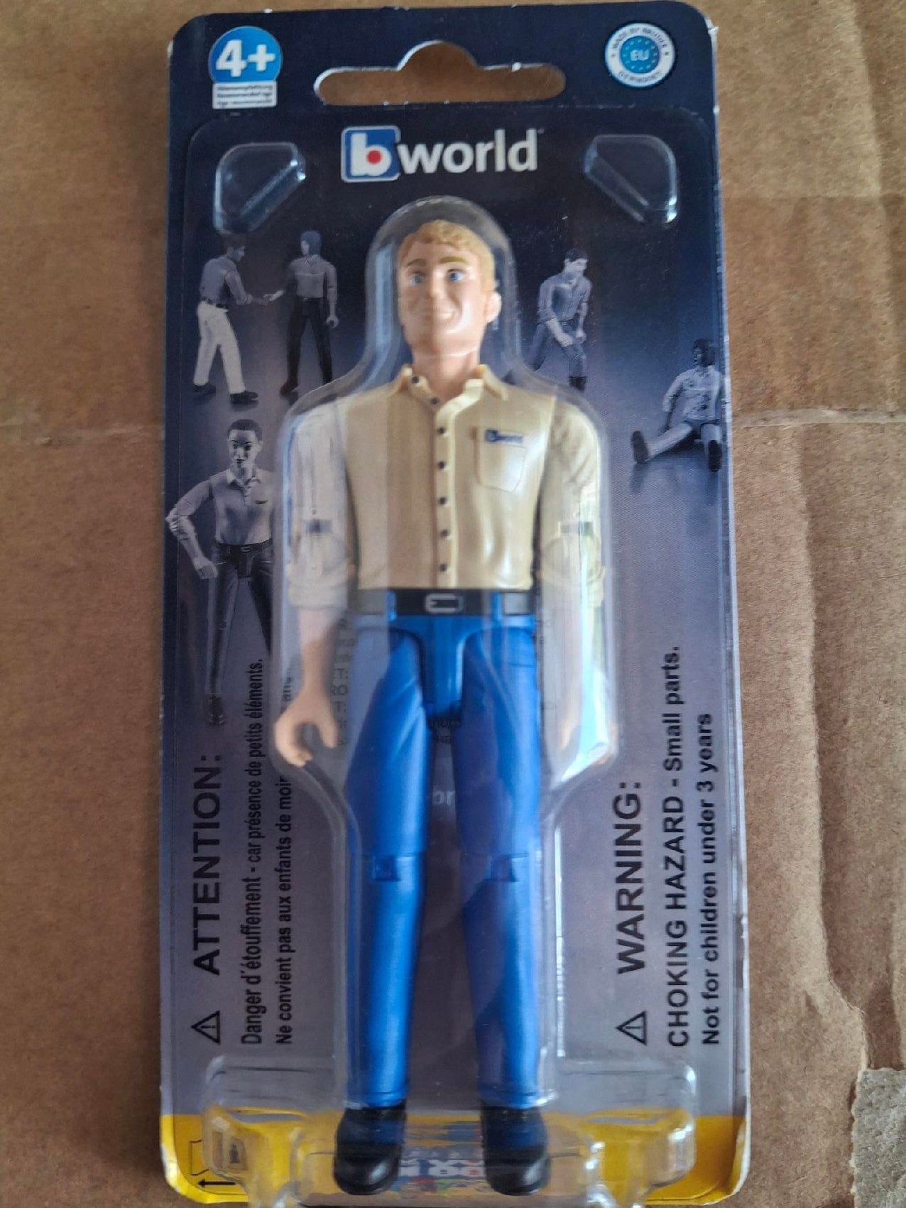 Bruder bworld man, speelfiguur / poppetje, Kinderen en Baby's, Speelgoed | Speelgoedvoertuigen, Ophalen of Verzenden, Nieuw