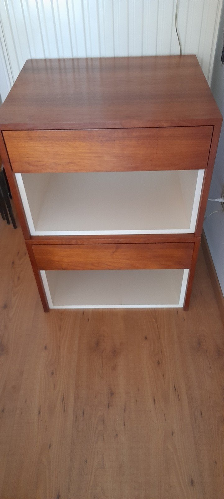 Handgemaakt Teakhout Fineer Kastjes - 60x50x41 cm, Huis en Inrichting, Kasten | Overige, Ophalen