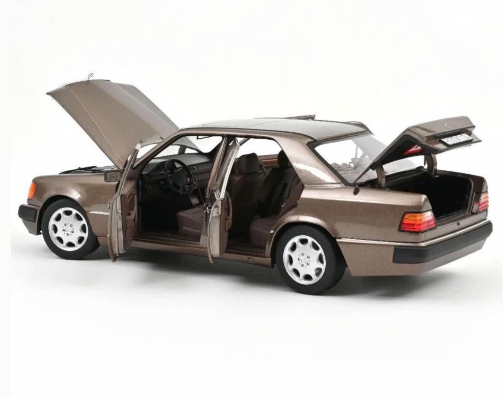 Mercedes Benz 500 E 1990 Bruin schaal 1/18 NOREV ref. 183954, Hobby en Vrije tijd, Modelauto's | 1:18, Verzenden, Nieuw, Auto