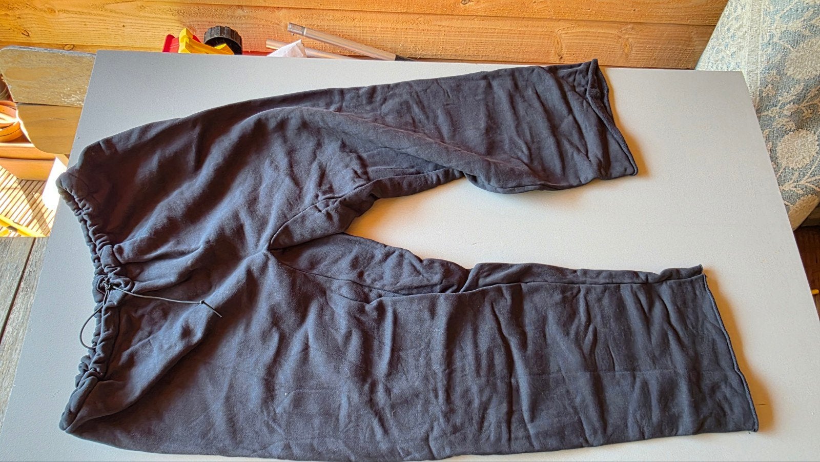 Yeezy Made in USA Broek - Maat L - Kanye West, Maat 52/54 (L), Zwart, Ophalen of Verzenden, Gedragen