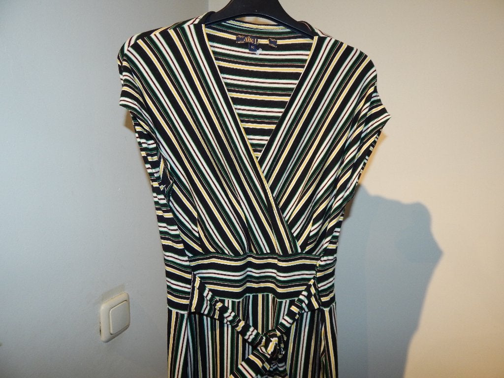 King Louie broekpak jumpsuit gestreept motief in kleuren M, Maat 38/40 (M), Zo goed als nieuw, King Louie, Meerkleurig