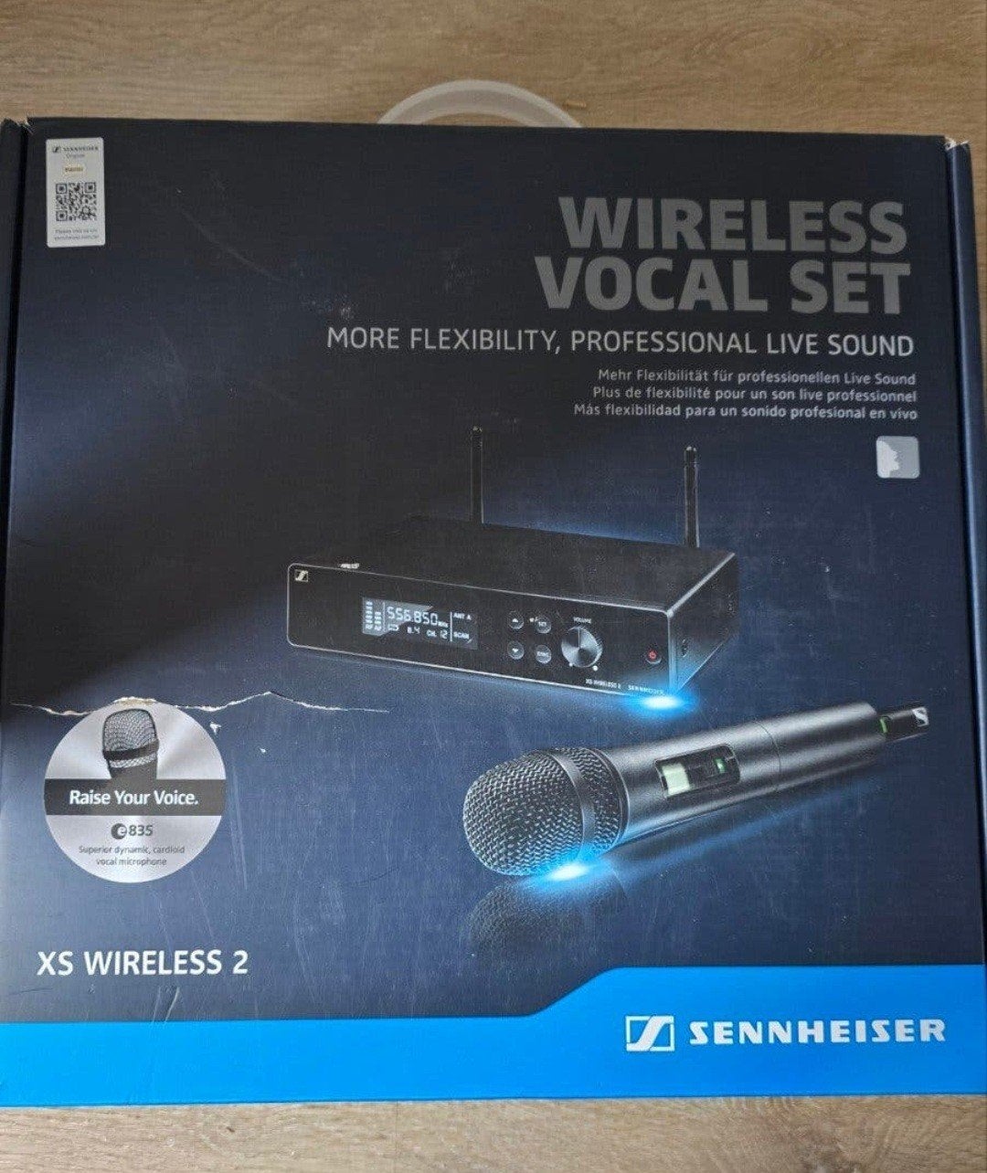 Sennheiser XS Wireless 2 vocal Draadloze Microfoon Set, Ophalen of Verzenden, Zo goed als nieuw, Zangmicrofoon