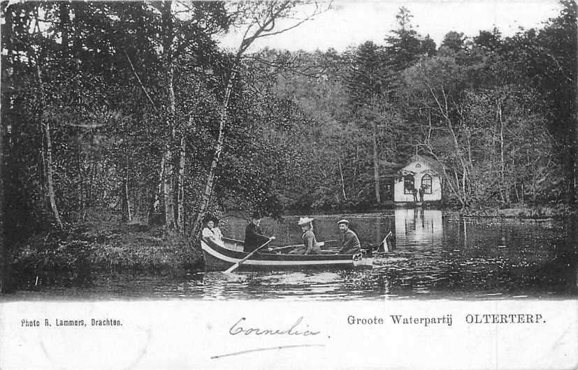 380-703-029 Olterterp Groote Waterpartij, Verzenden, Voor 1920, Friesland