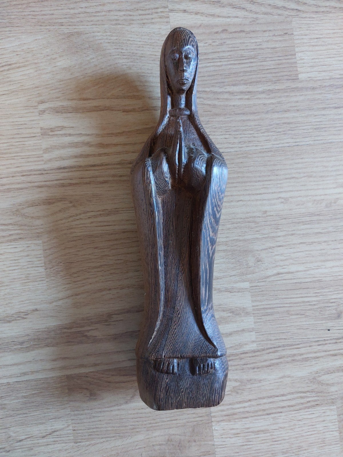 Mariabeeld Houtsnijwerk Congo, ca. 1930 - Witte Paters, Verzenden