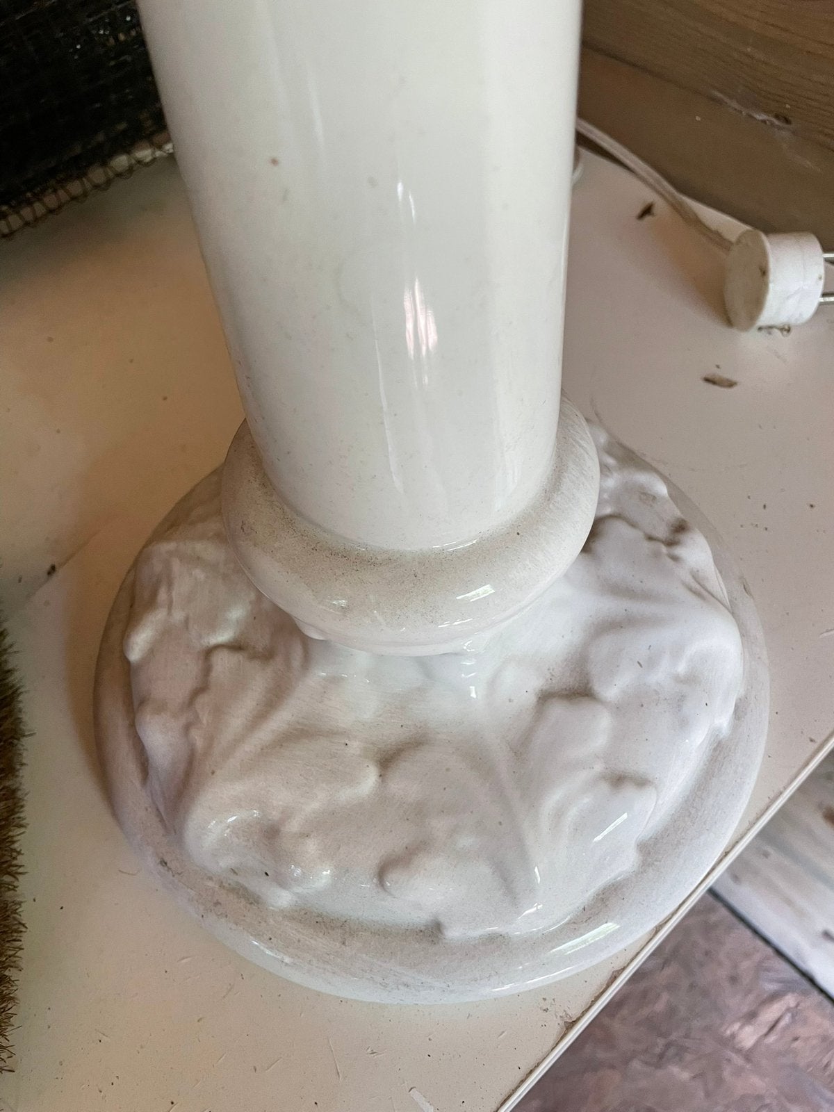 Porseleinen staande lamp, Ophalen, Zo goed als nieuw