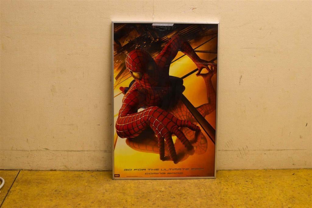 Ingelijste poster van spiderman 49350, Ophalen of Verzenden, Gebruikt, A1 t/m A3, Film en Tv