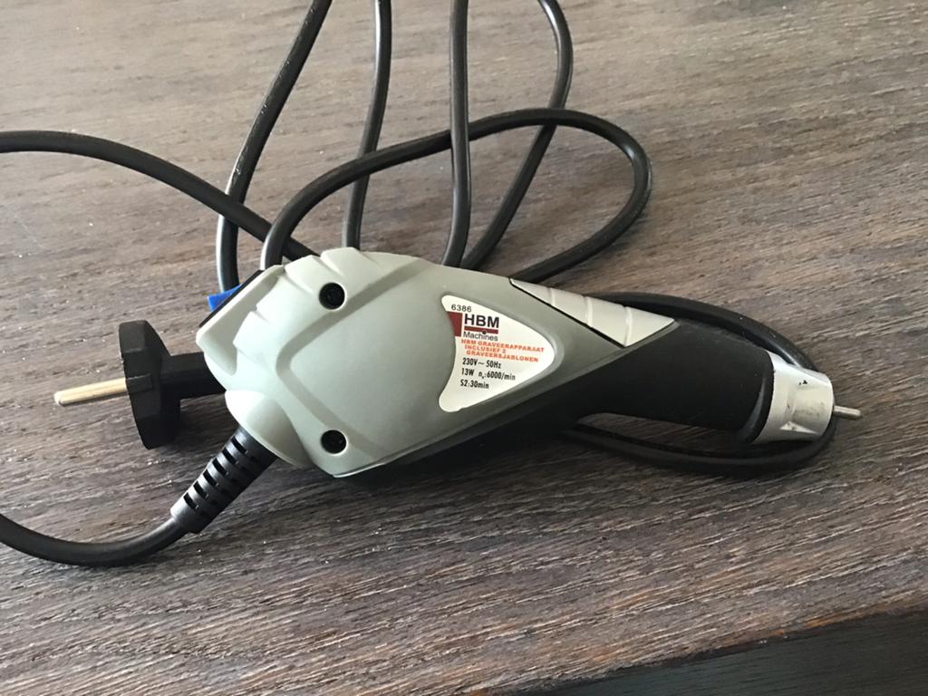 Electrische graveerpen HBM, Hobby en Vrije tijd, Ophalen of Verzenden, Nieuw, Gereedschap of Toebehoren