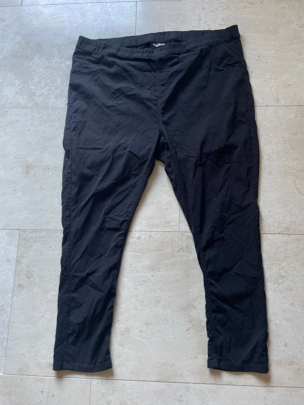 Tregging maat 54, Kleding | Dames, Grote Maten, Ophalen of Verzenden, Zo goed als nieuw, Zwart, Broek of Spijkerbroek