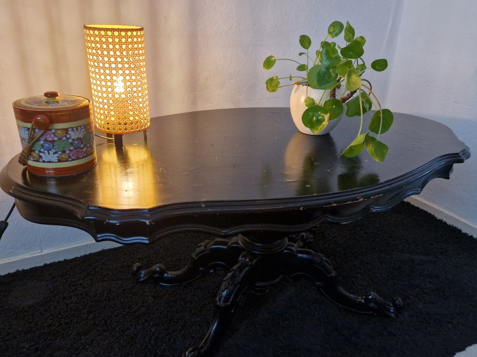 heel mooie ovalen salontafel, tm 9-9, Huis en Inrichting, Ophalen, 100 tot 150 cm, Barok art nouveau, 50 tot 100 cm