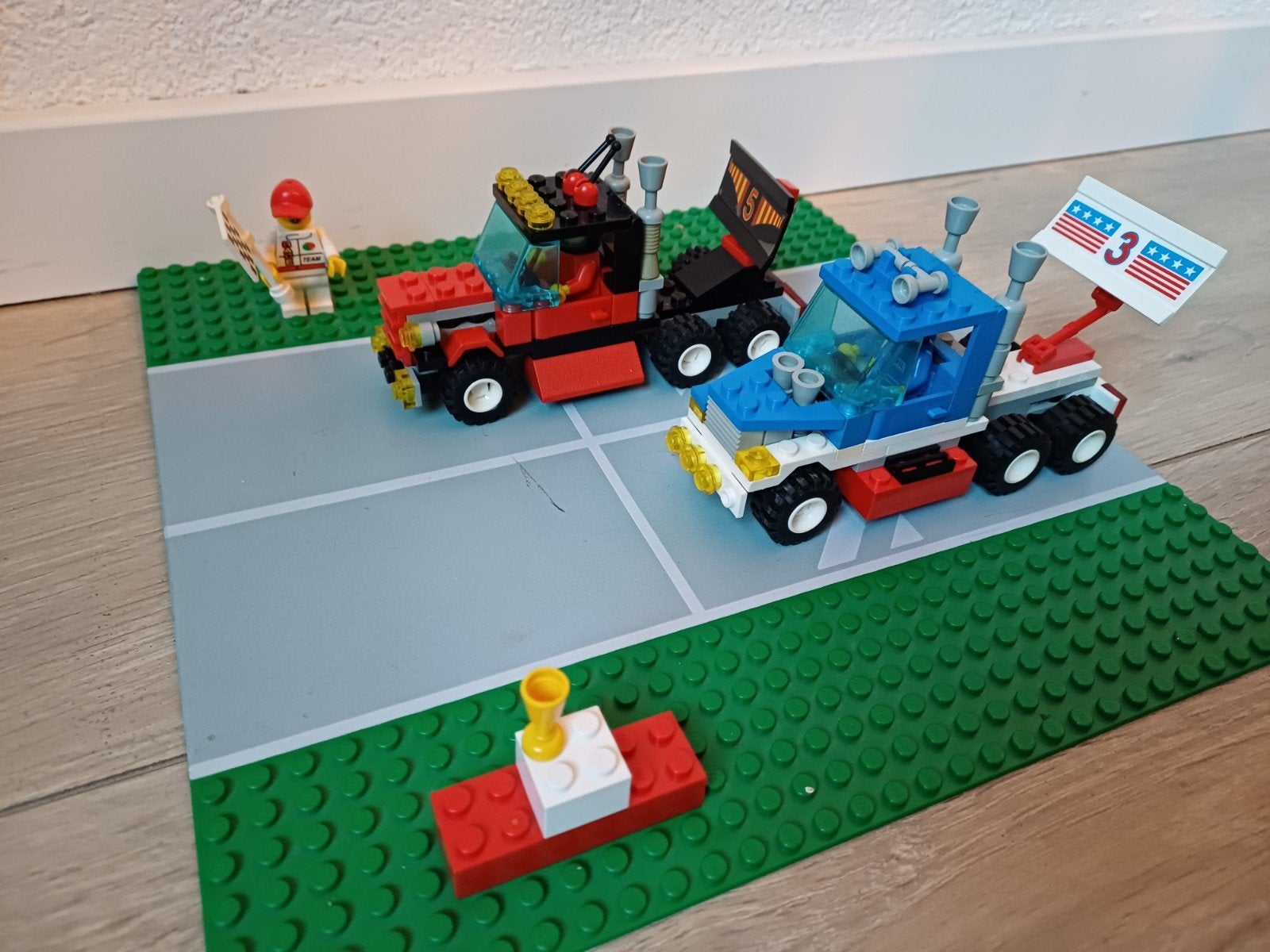 Lego rally truck racers 1821, Ophalen of Verzenden, Gebruikt