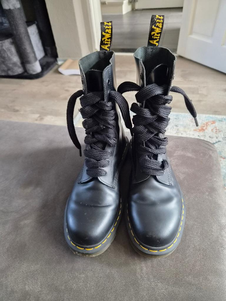 Dr. Martens veterboots heren, Kleding | Heren, Schoenen, Verzenden, Zwart, Boots, Zo goed als nieuw