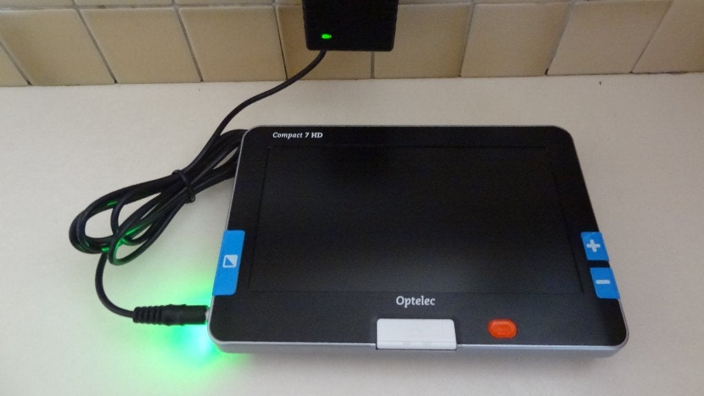 Optelec beeldschermloep Compact 7 HD., Ophalen of Verzenden, Zo goed als nieuw, Vergrootglas of Loep