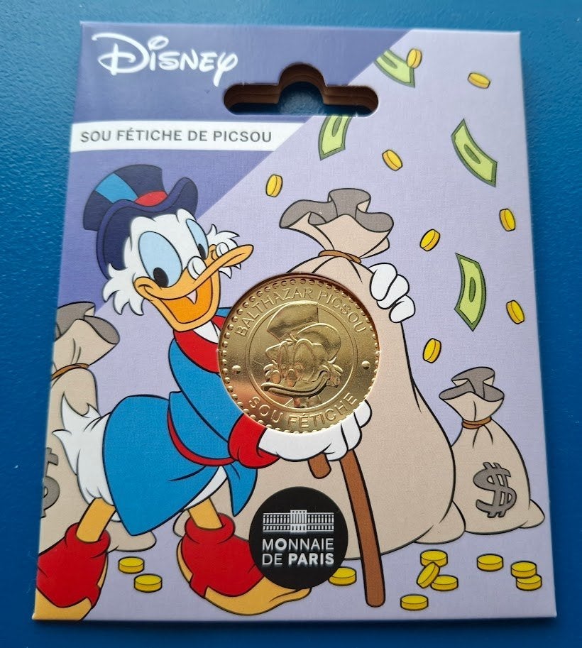Frankrijk 2026 Dagobert Duck's geluksdubbeltje Coincard, Verzenden, Overige materialen, Buitenland