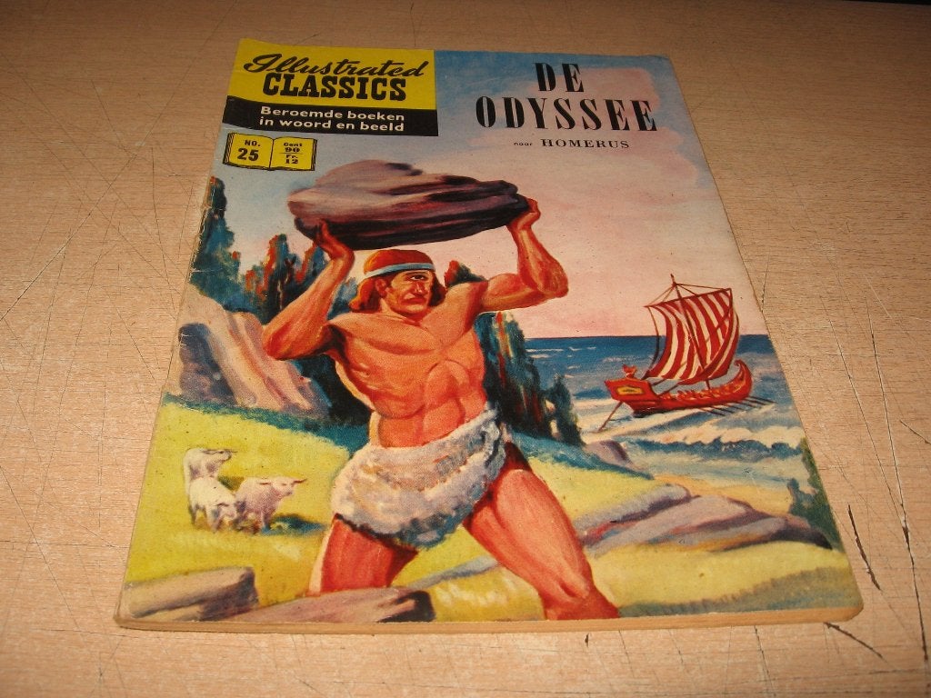 Illustrated Classics    25     De Odyssee, Eén stripboek, Ophalen of Verzenden, Gelezen