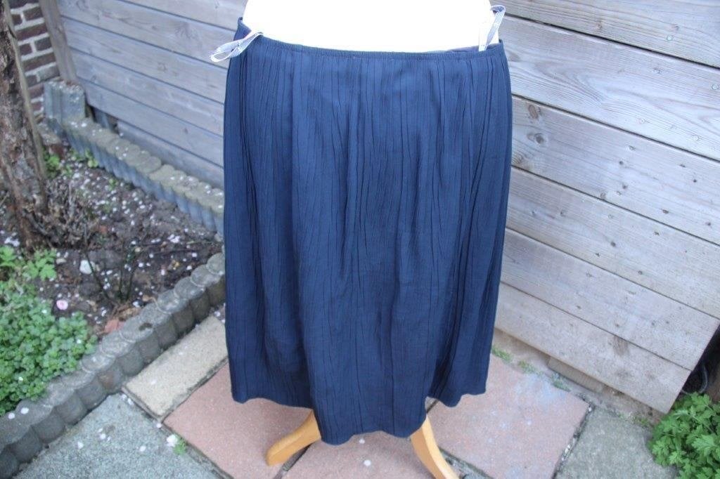 Rok donkerblauw Sommerman mt 44 Vaste prijs, Kleding | Dames, Maat 42/44 (L), Ophalen of Verzenden, Zo goed als nieuw, Knielengte