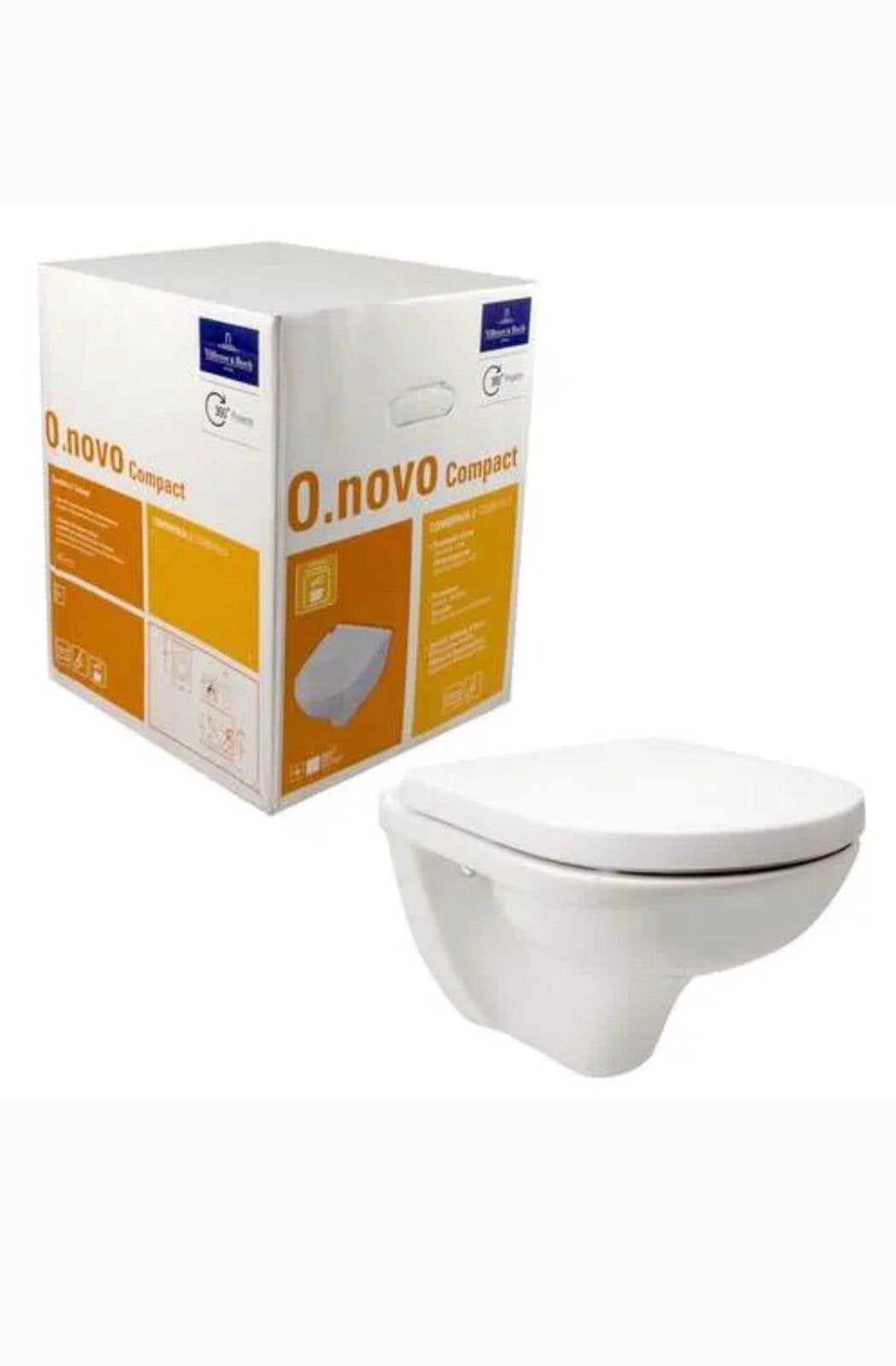 Villeroy & Boch O Novo wandtoilet met bril., Ophalen, Nieuw, Toilet