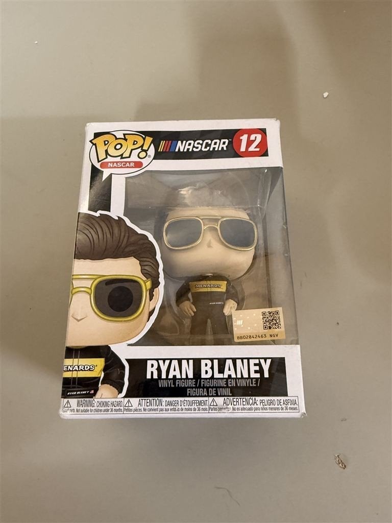 Funko pop - Nascar - Ryan blaney - 12, Ophalen of Verzenden, Zo goed als nieuw
