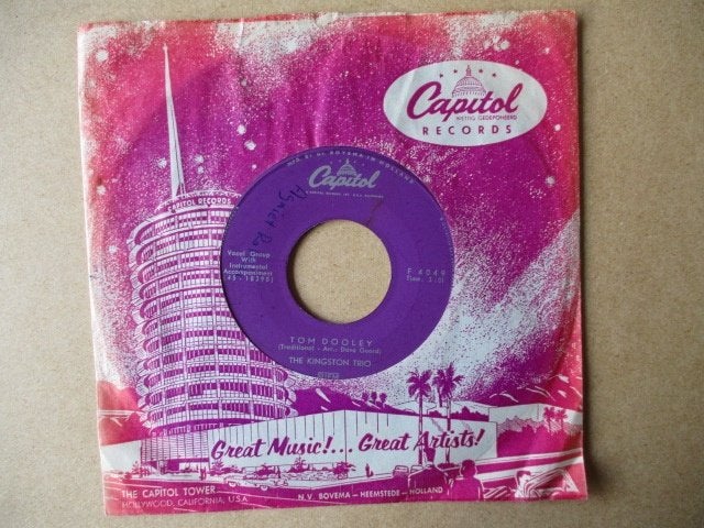 s2957 the kingston trio - tom dooley, Ophalen, Gebruikt