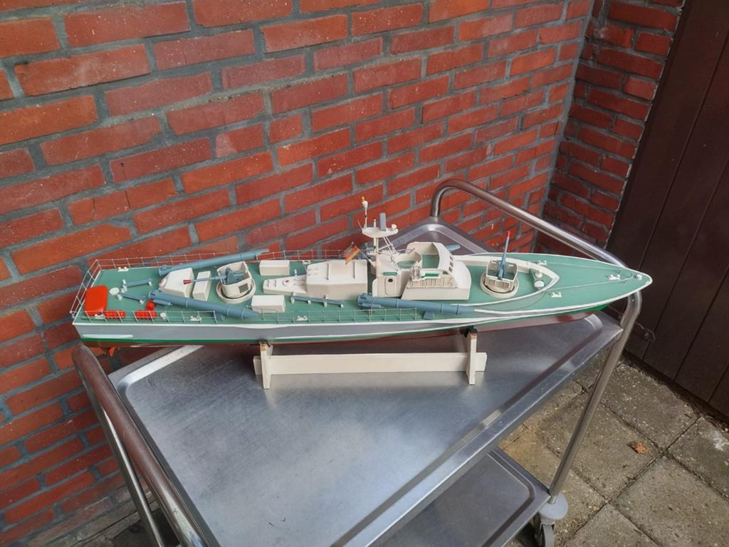 Sierboot 1meter x 3 cm Torpedoboot, Ophalen of Verzenden