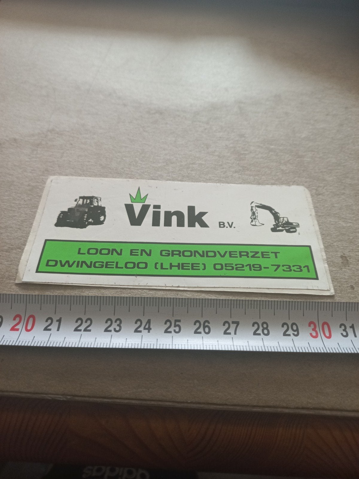Vink loonbedrijf bv dwingeloo, Ophalen of Verzenden, Zo goed als nieuw