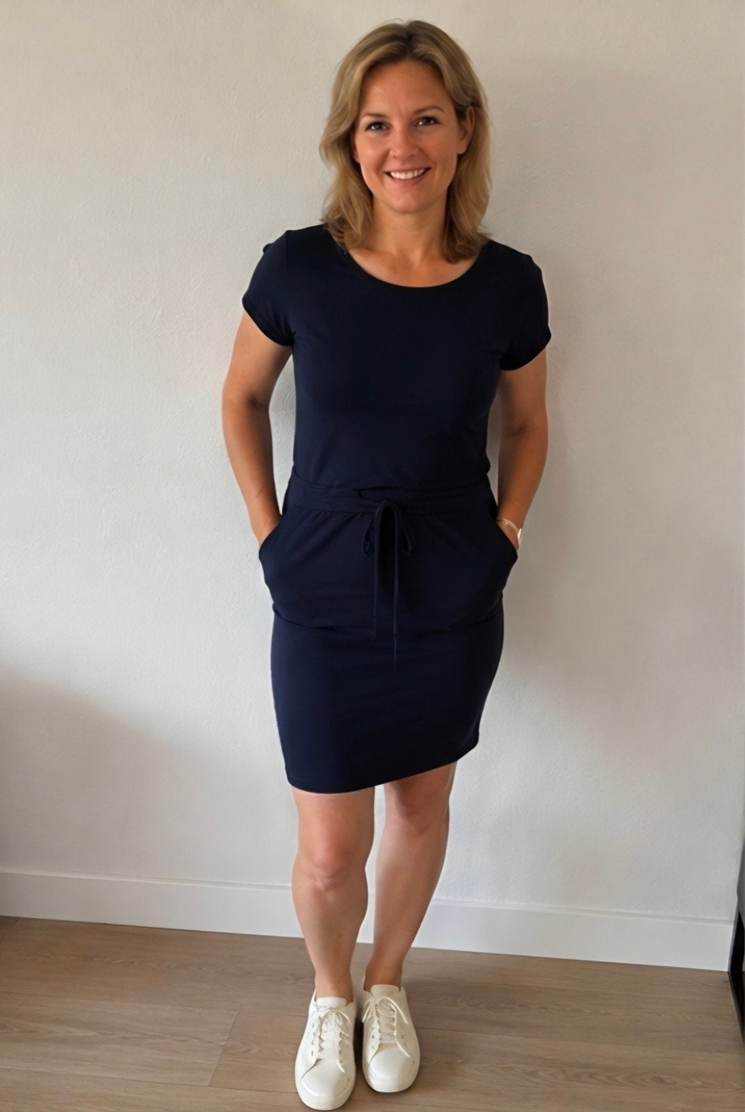 Purdey Jurk – Maat M, Kleding | Dames, Maat 38/40 (M), Blauw, Ophalen of Verzenden, Zo goed als nieuw