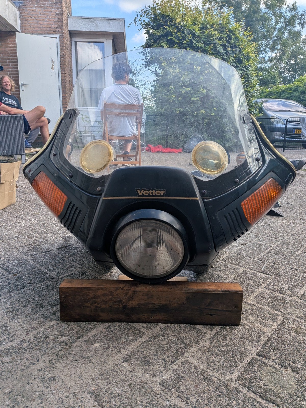 Vetter kuip met windscherm en zijkappen, Motoren, Ophalen