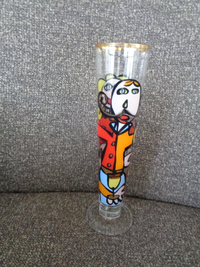 Ritzenhoff    Design  Bierglas gesigneerd, Ophalen of Verzenden, Zo goed als nieuw, Overige typen