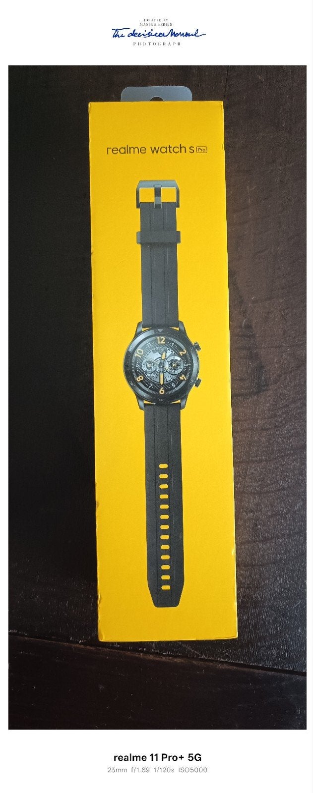 Realme Watch S Pro Smartwatch Zwart, GPS, Zwart, Realme, Ophalen of Verzenden