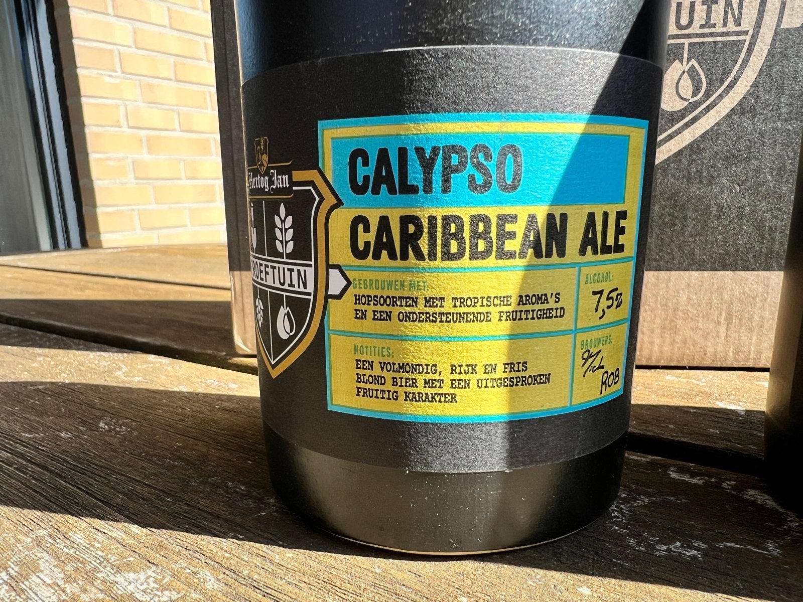 Hertog Jan - proeftuin - Calypso Caribbean Ale - 3 flessen, Verzamelen, Biermerken, Ophalen of Verzenden, Zo goed als nieuw, Flesje(s)