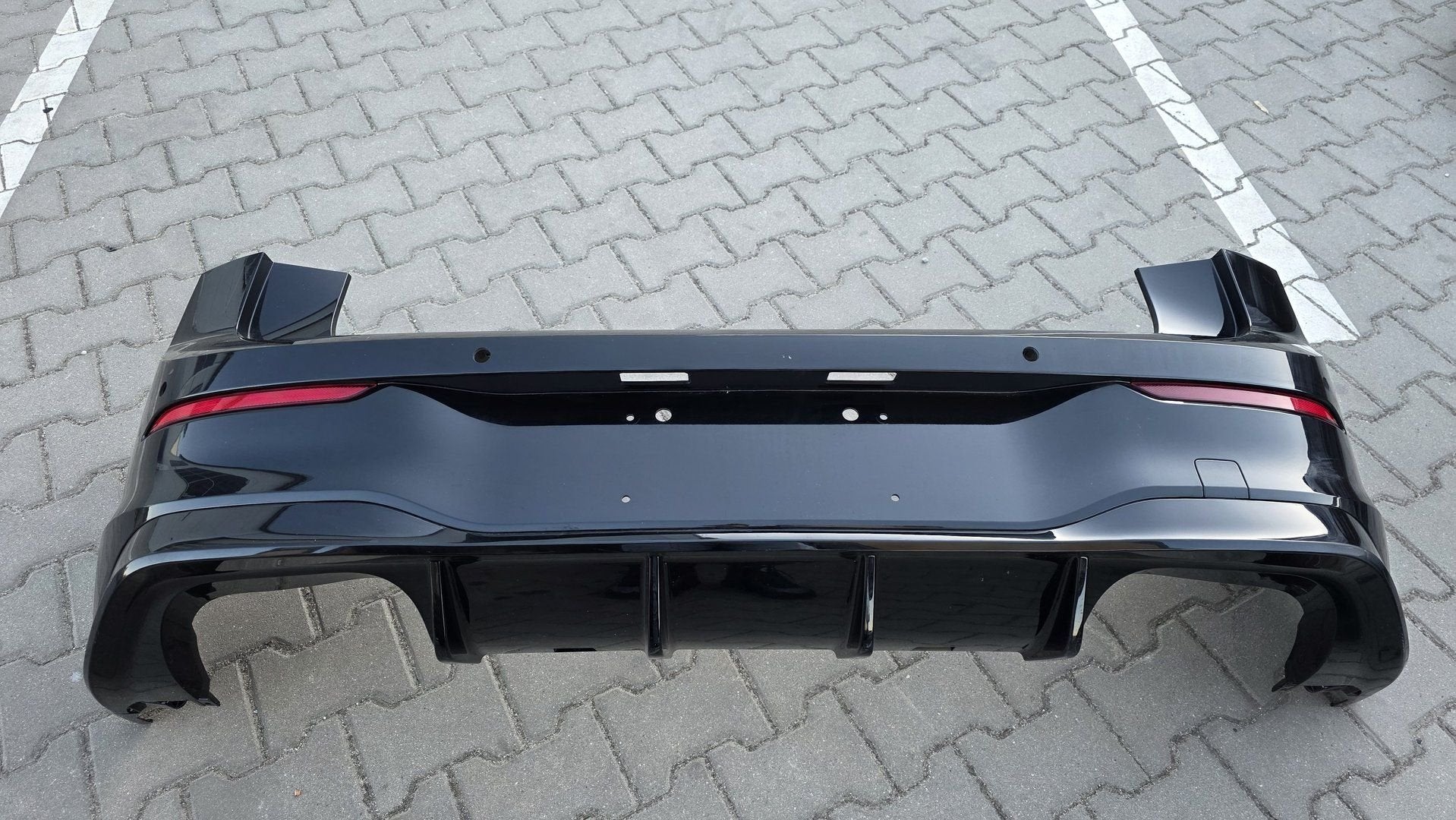 Achterbumper VW Golf 8 VIII R R20 ORIGINEEL 5H6807421B 4xPDC, Gebruikt, -, Volkswagen, Ophalen of Verzenden