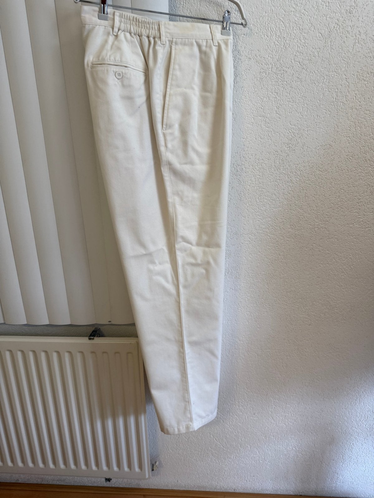Witte lange broek Elisabeth by Liz Claiborne – maat 46 (18), Wit, Maat 46/48 (XL) of groter, Ophalen of Verzenden, Zo goed als nieuw