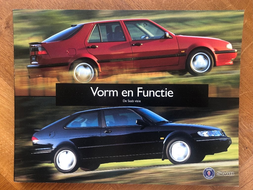 Saab Vorm & Functie folder 1995, Verzenden, Nieuw, Overige merken, Saab