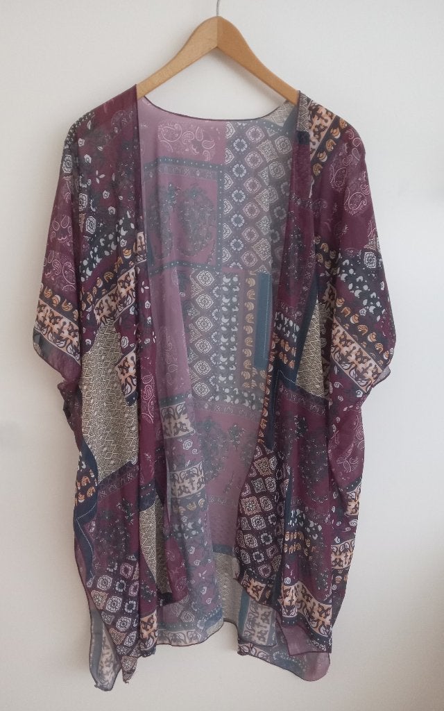 Voile lange paisley blouse, universele maat, nieuw, Oosterveldweg 15, 7274 DZ, Maat 46/48 (XL) of groter, Nieuw, Stichting Angel's Choice