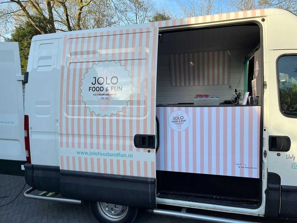 Iveco verkoop wagen ijscokraam met 230V installatie, Auto's, Bestelauto's, Bedrijf, Iveco, Diesel, Euro 4, Handgeschakeld, Origineel Nederlands