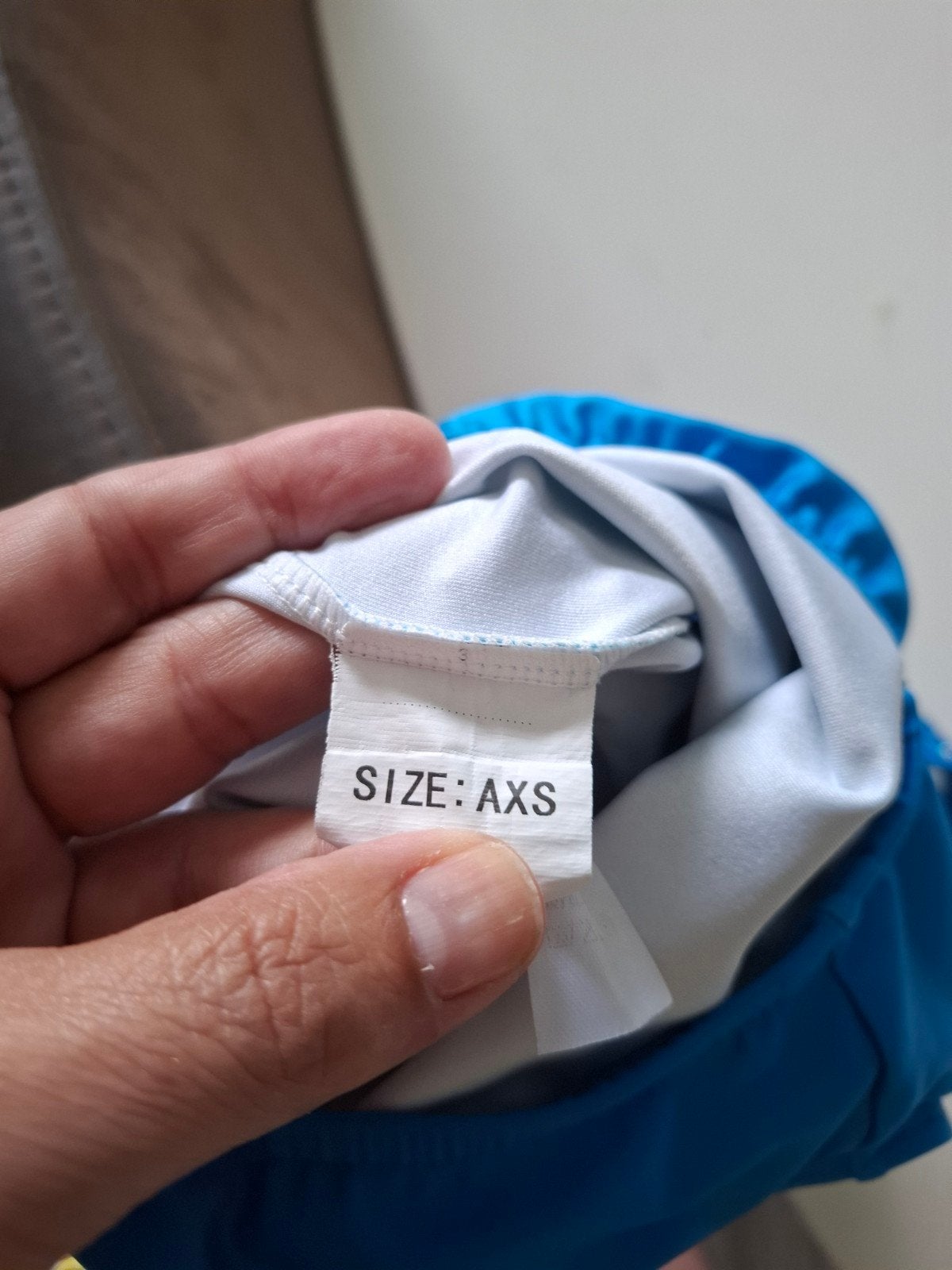 Turnpakje met strass steentjes - Maat AXS, Blauw, Overige typen, Ophalen of Verzenden, Zo goed als nieuw