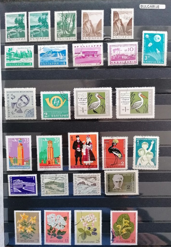 Postzegels Bulgarije, ca 125 stuks. Uit Oostbloktijdperk., Ophalen of Verzenden, Bulgarije, Gestempeld
