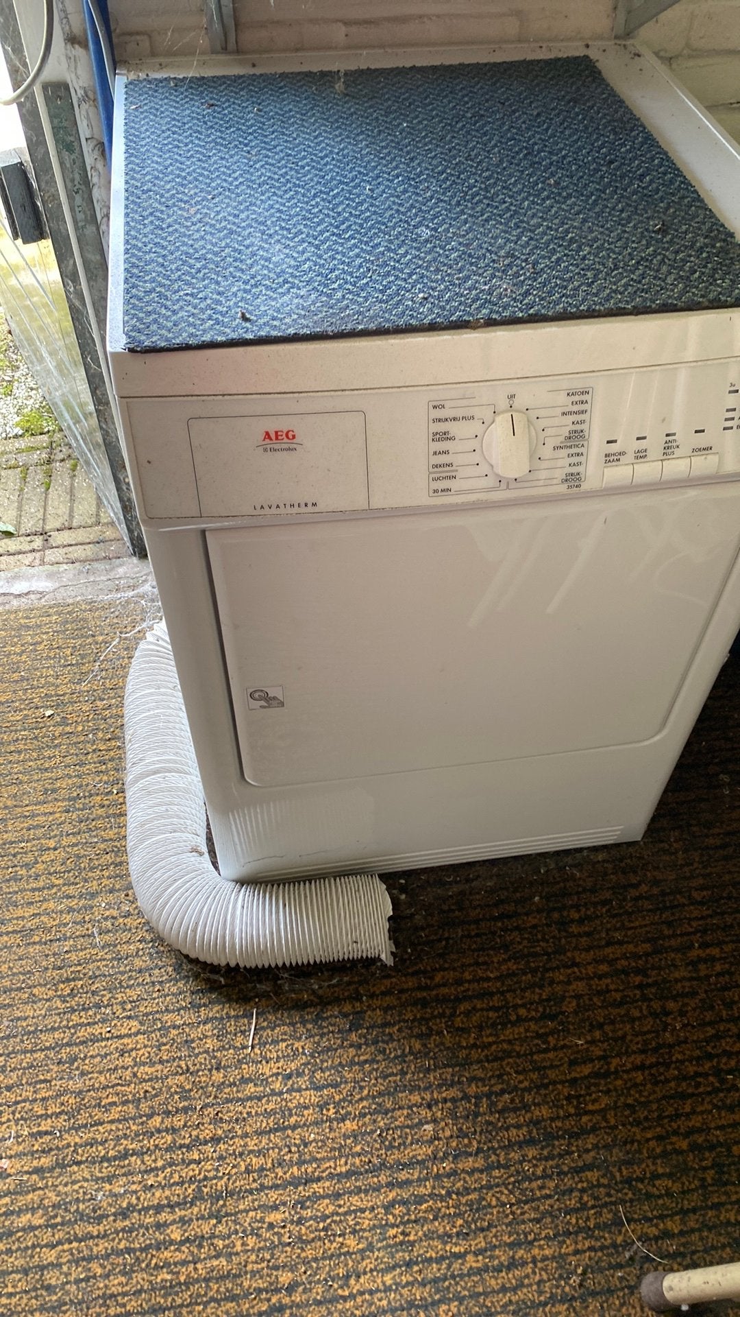 Condensdroger, 6 tot 8 kg, Ophalen of Verzenden, Zo goed als nieuw, 85 tot 90 cm