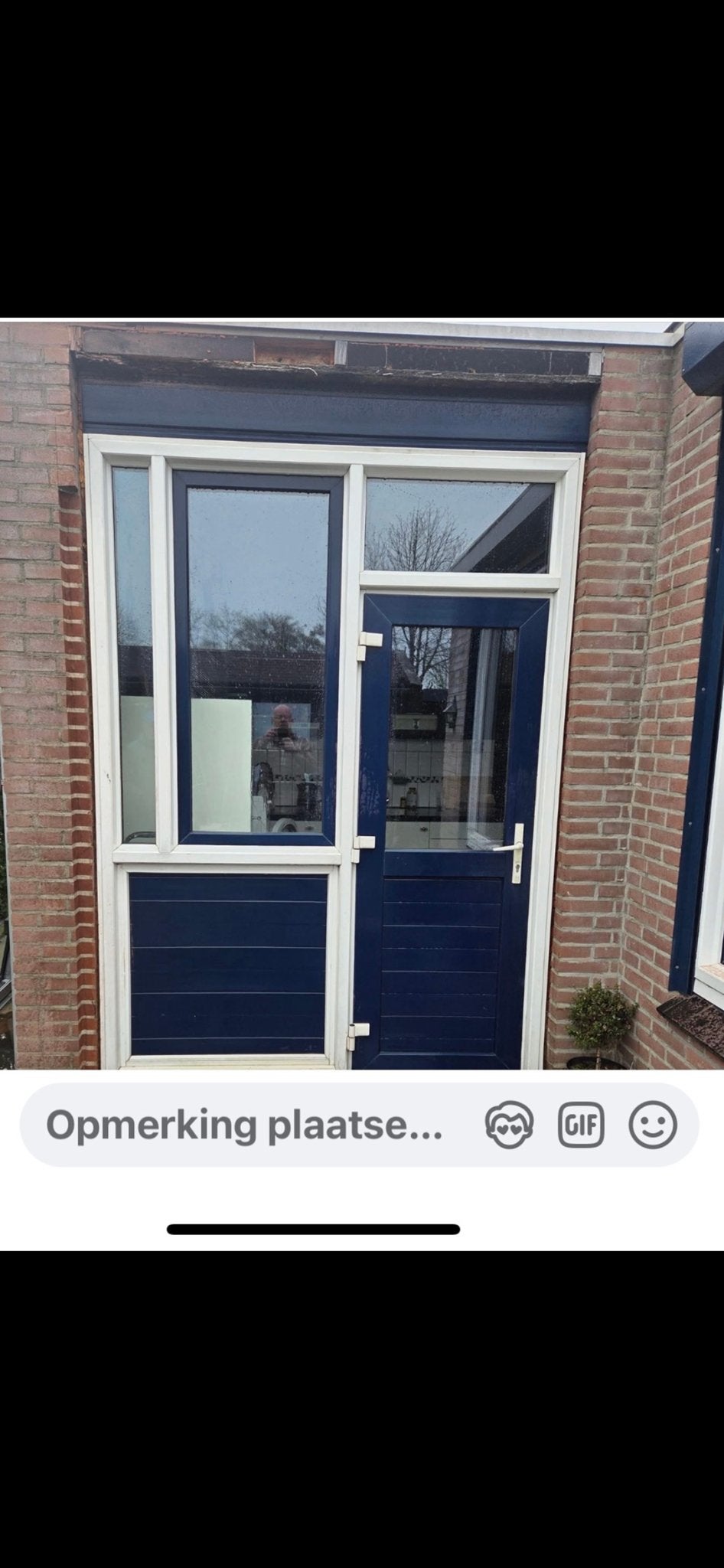 Mooi kunststof kozijn incl. HR++ glas, Doe-het-zelf en Verbouw, Glas en Ramen, Ophalen, Gevelraam of Ruit, Gebruikt, 160 cm of meer