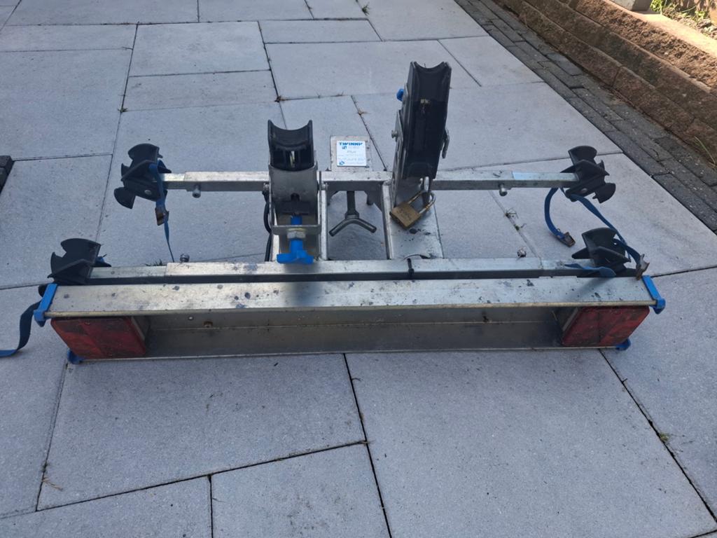 Twinny Load Plus fietsendrager voor 2 fietsen, Auto diversen, Fietsendragers, Ophalen of Verzenden, Gebruikt, Trekhaakdrager