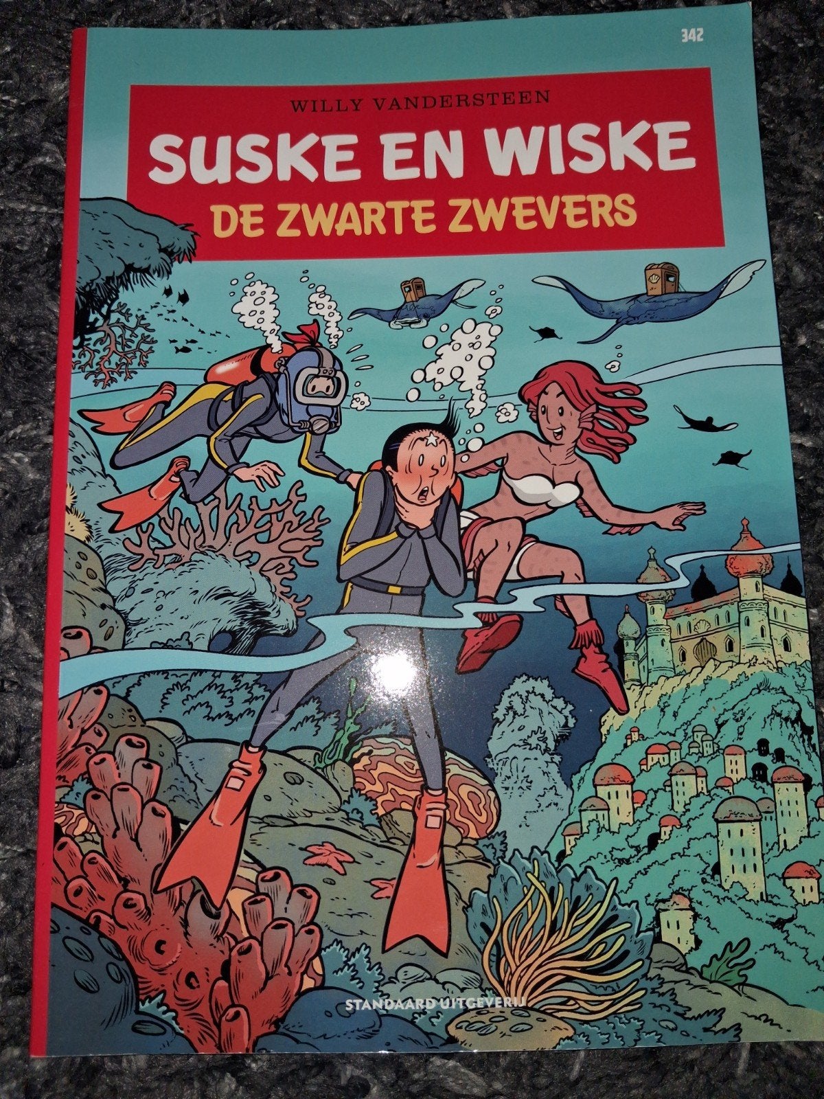 Suske en Wiske 342 de Zwarte Zwevers, Ophalen of Verzenden