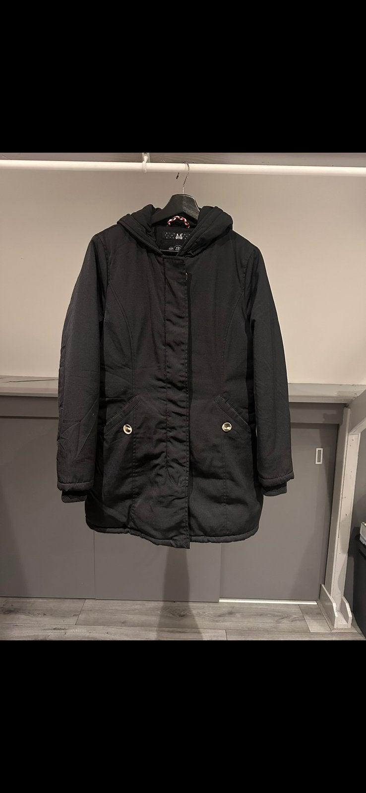 Dames winterjas, Kleding | Dames, Jassen | Winter, Ophalen of Verzenden, Zo goed als nieuw, Zwart