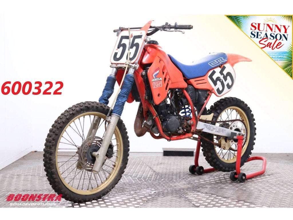 Honda cr125 (bj 1985), Dopplerlaan 4
9207HC  DRACHTEN, NL, Boonstra Schadevoertuigen, Sales@boonstraschadevoertuigen.nl, Crossmotor
