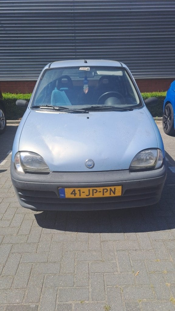 FIAT SEICENTO S 1.1, BJ 2002 - NIEUWE APK TOT 20-09-2027, Auto's, Voorwielaandrijving, Stof, Blauw, Origineel Nederlands