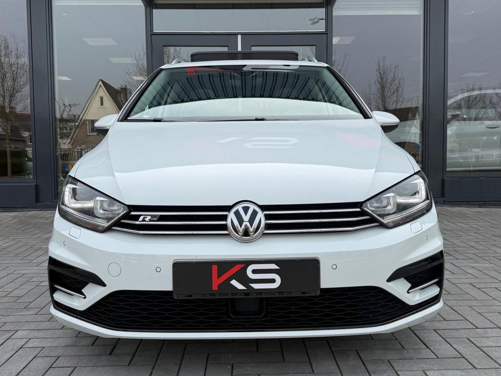 Volkswagen Golf Sportsvan 1.4 TSI Highline R Line Pano DSG C, Stof, Gebruikt, 150 pk, Wit