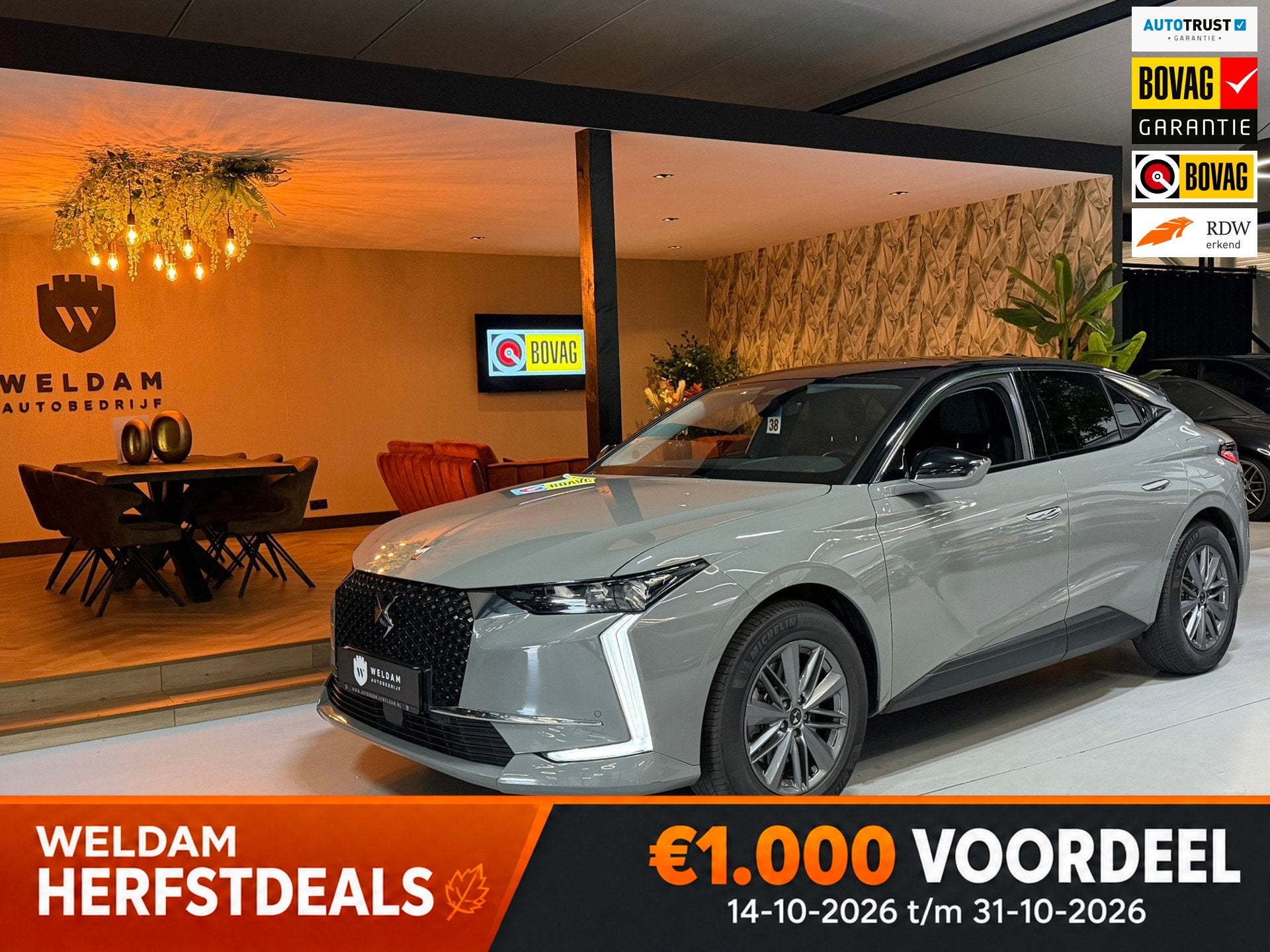 DS 4 E-Tense 220PK SOH 95% |Trekhaak|Plug-in Hybrid|Trekhaak, Auto's, Dealer onderhouden, Gebruikt, 4 cilinders, Met garantie (alle)