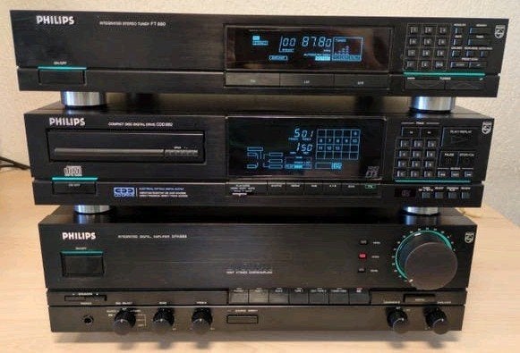 Philips digitale set met DFA888, CDD882 en FT880, Ophalen, Philips, Refurbished, Losse componenten