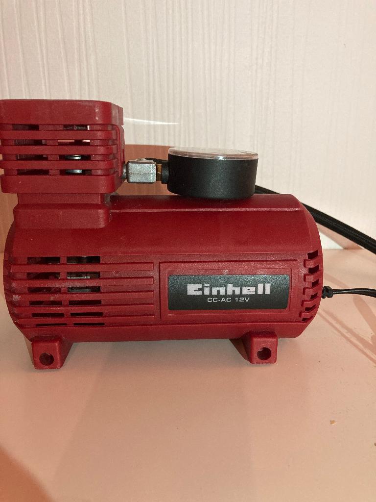 Einhell autoband compressor 12V, Ophalen, 10 bar of meer, Zo goed als nieuw, Minder dan 200 liter/min