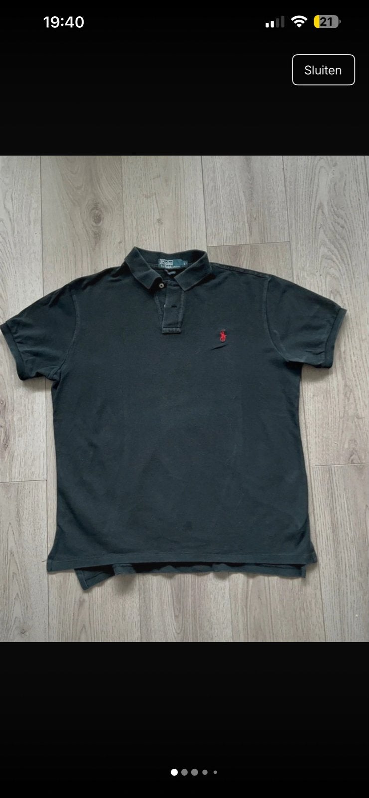 Ralph Lauren Polo Shirt Maat L - Perfecte Staat Origineel, Kleding | Heren, Ophalen of Verzenden, Zo goed als nieuw, Maat 52/54 (L)