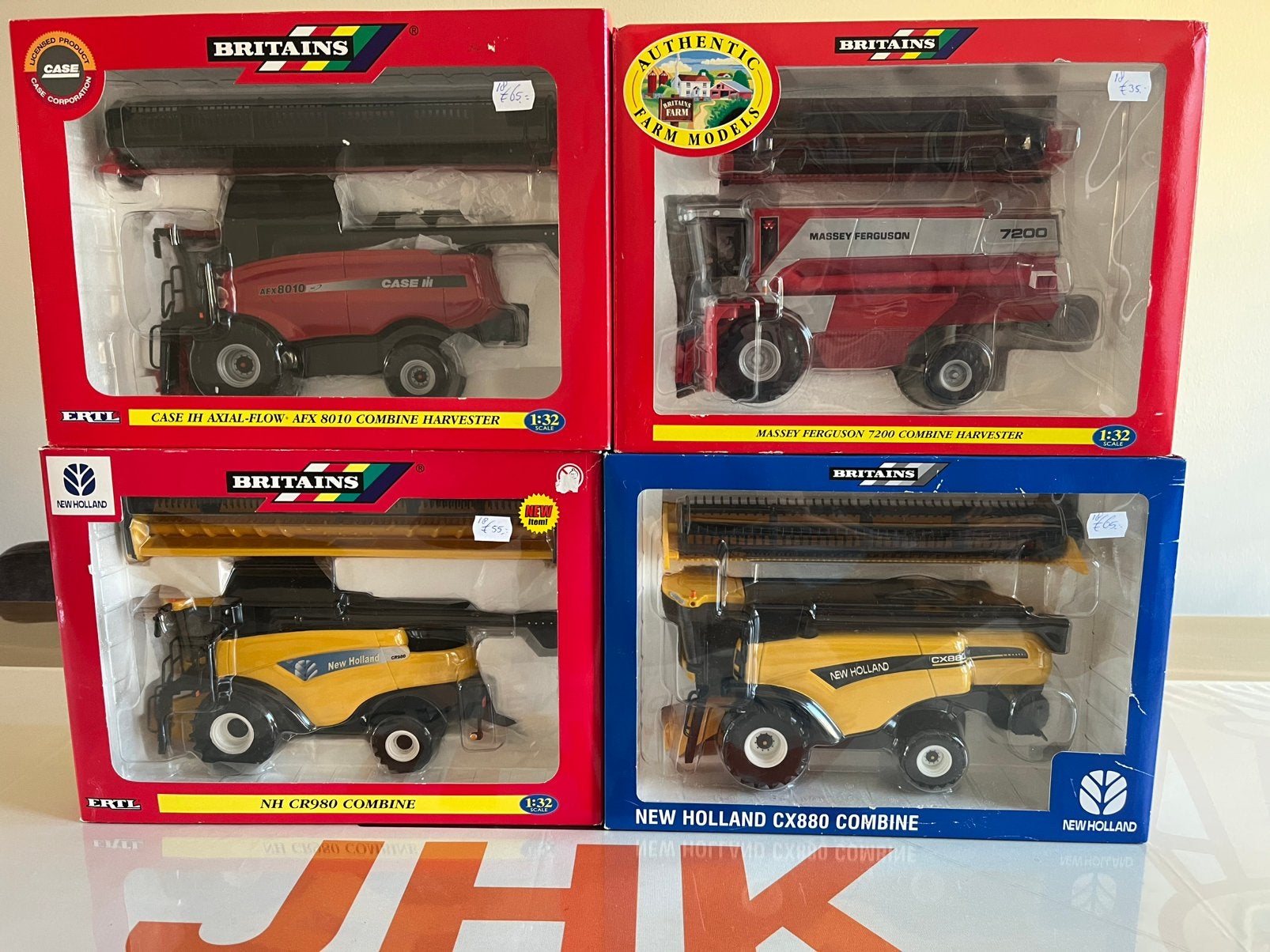 Drie combines Britains New Holland MF, Ophalen of Verzenden, Nieuw, Tractor of Landbouw, Britains