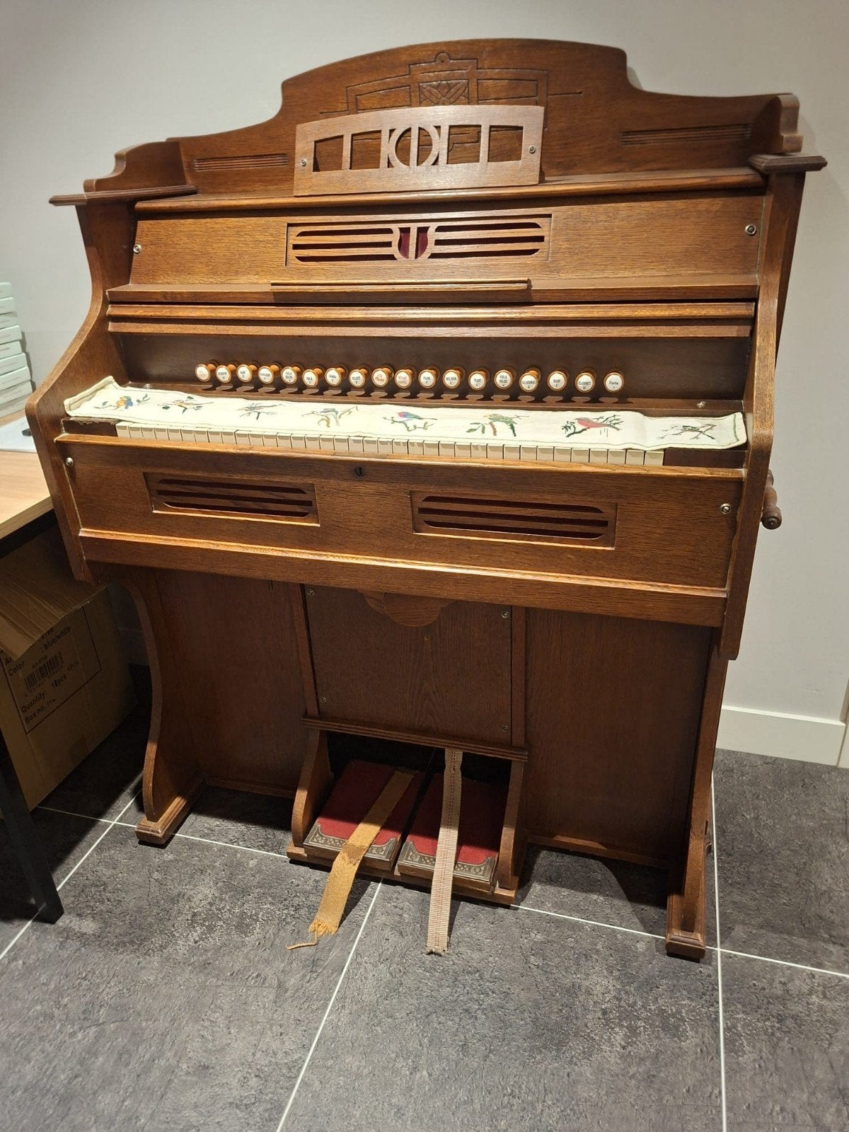 Traporgel opknapper harmonium, Muziek en Instrumenten, Ophalen, Gebruikt, 2 klavieren, Orgel